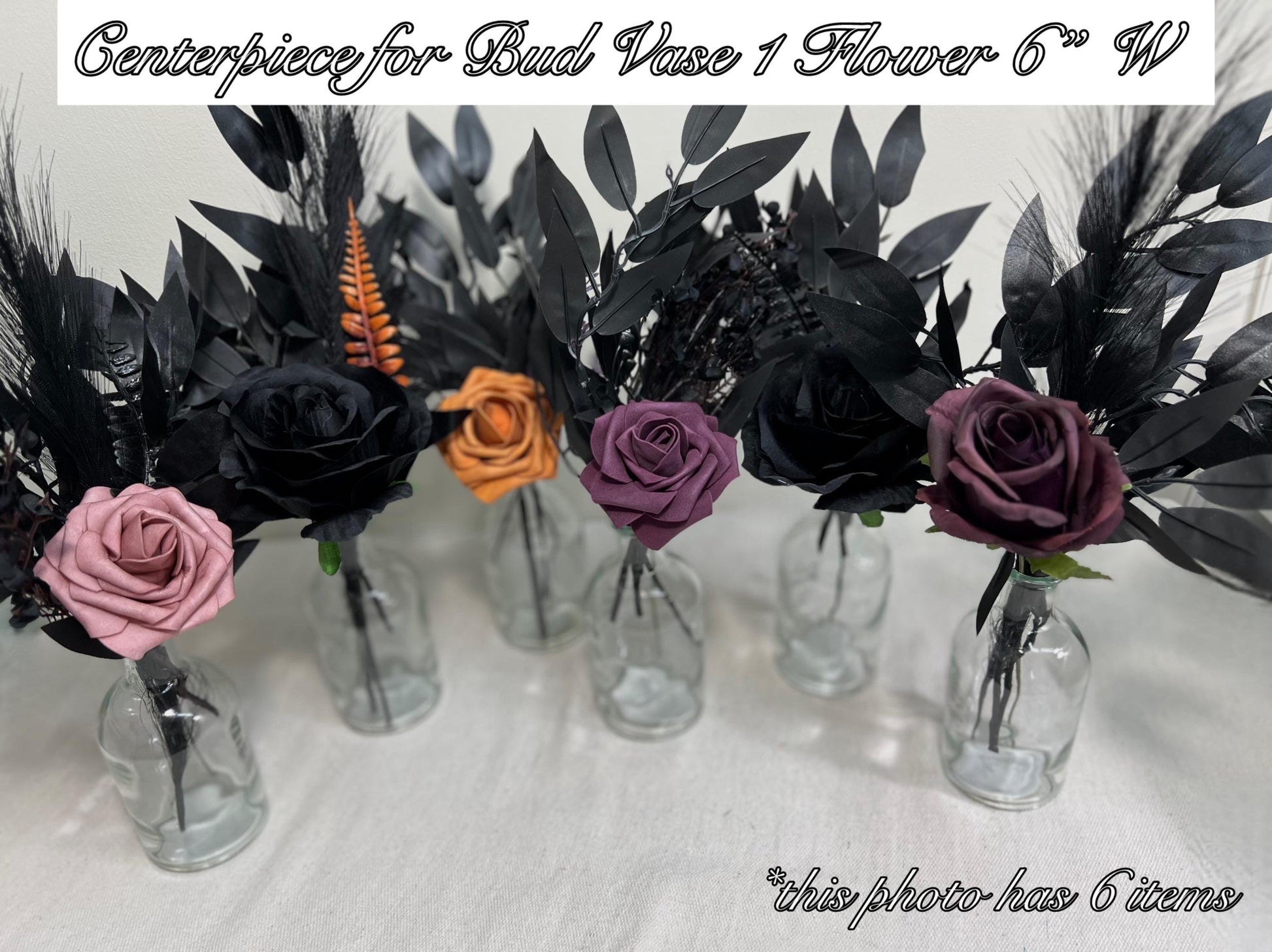 Black Orange Bouquet Wedding Dark Purple Bridal Black Bouquet Bridesmaids Plum Burnt Orange Black Gothic Bouquet Rust Artificial Flower