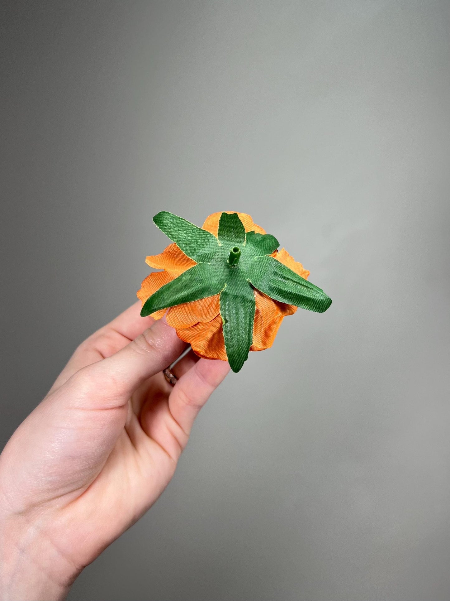 Burnt Orange Rose 2.5” Small Artificial Rust Flower Flower Head Terracotta DIY Supplies Craft Wedding Pumpkin Rose Silk Flowers Orange