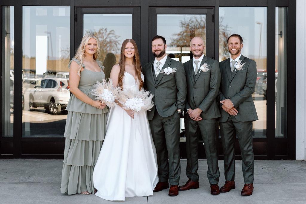 Wedding Bouquet Boho White Bridal Bouquet Pampas Grass Ivory Bridesmaids Decor Palms Leaves White Artificial Flower Dried Dahlia White Rose