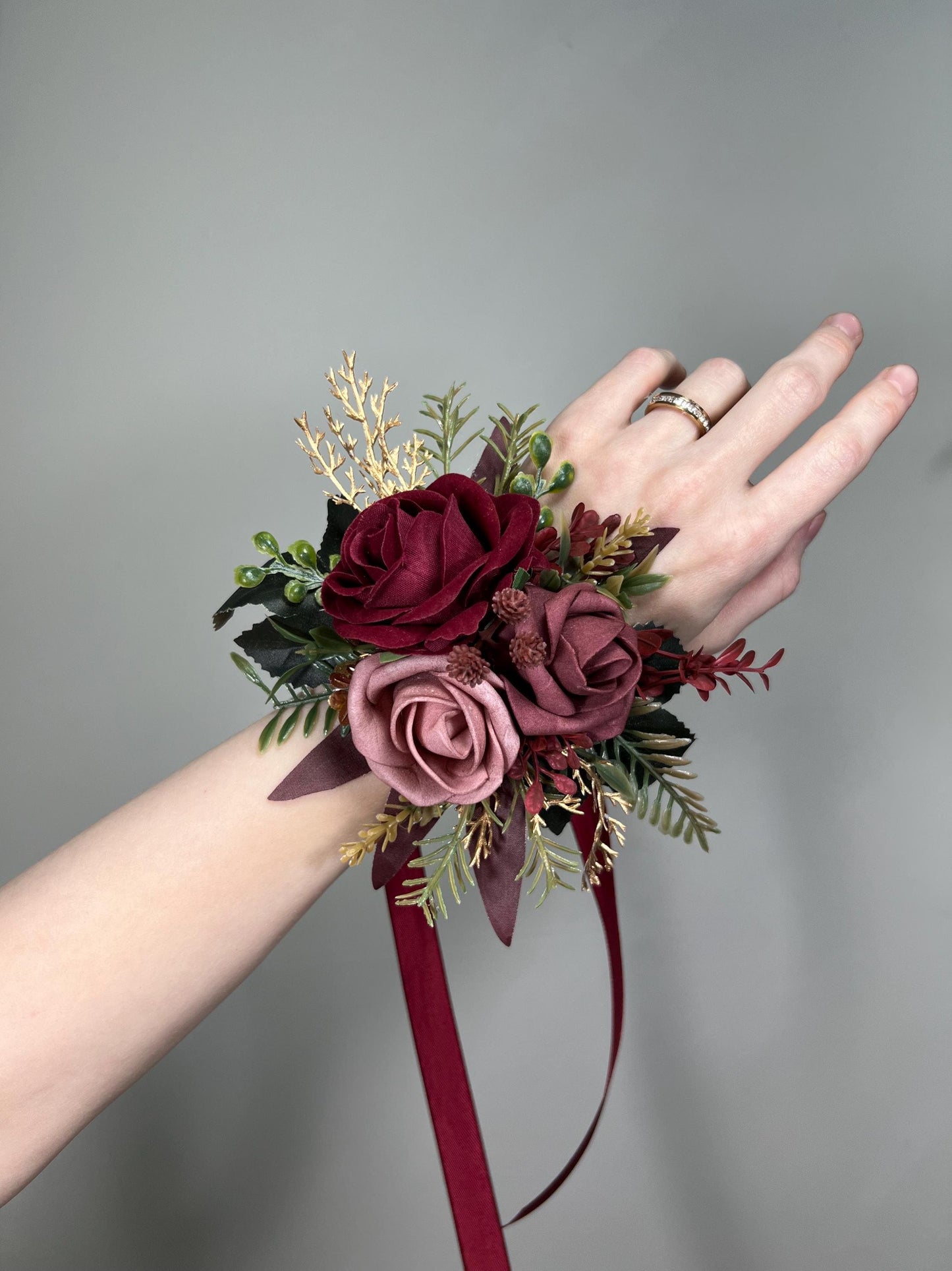 Burgundy Dusty Rose Pocket Boutonniere Wedding Blush Maroon Groom Square Boutonniere Gold Rustic Wine Red Artificial Flowers Reddit
