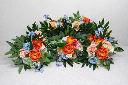 Wedding Bouquet Wild Flower Summer Pink Bridal White Spring Bouquet Pink Blush Blue Bridesmaids Bouquet Blue Wild Flower Artificial Reddit