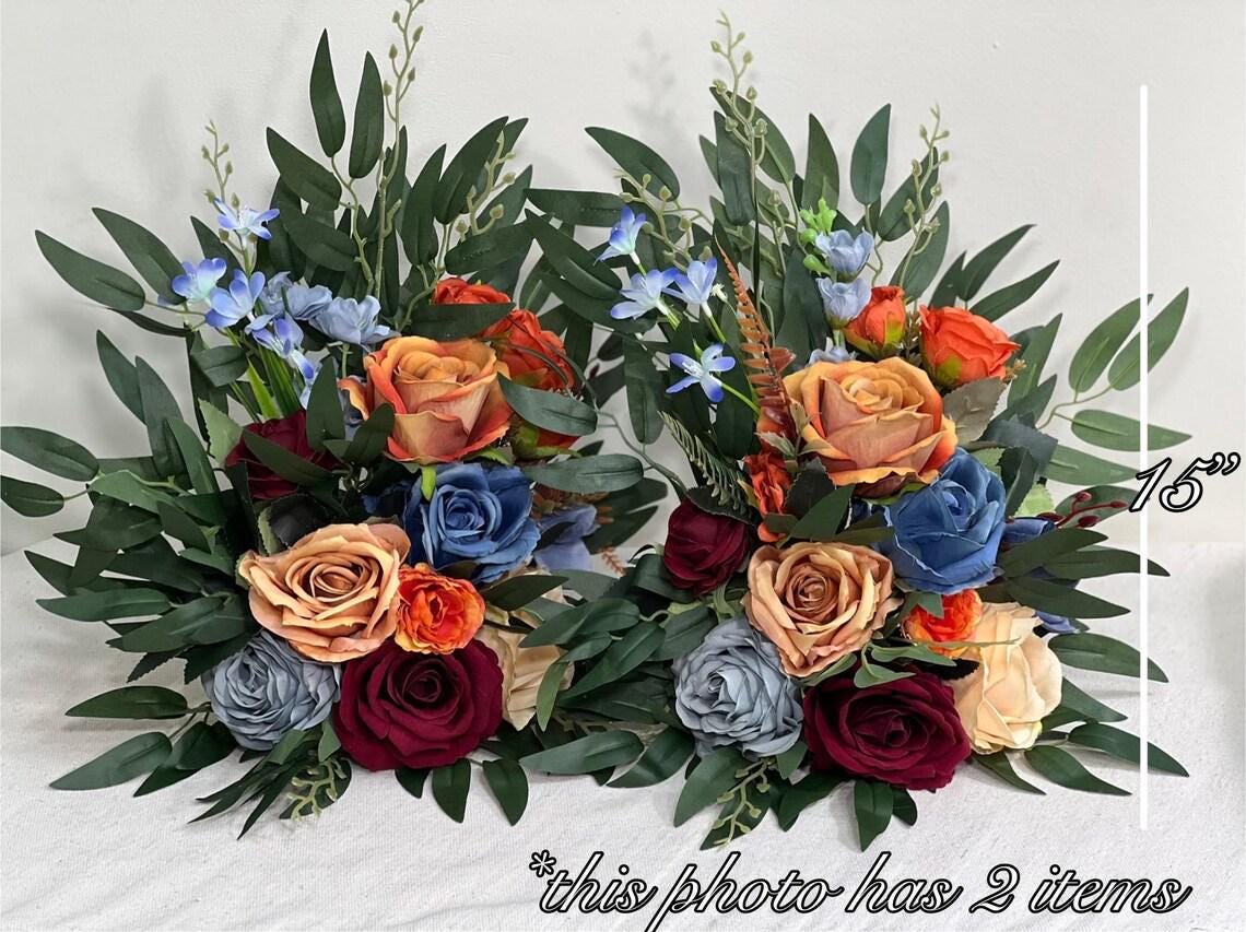 CUSTOM Wedding Aisle Marker Flowers Whiskey Barrel Décor Ground Arch Arrangement Floor Decor | Mention Requests in Personalization Section