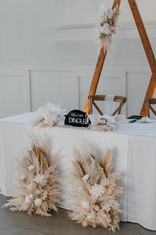 CUSTOM Wedding Aisle Marker Flowers Whiskey Barrel Décor Ground Arch Arrangement Floor Decor | Mention Requests in Personalization Section