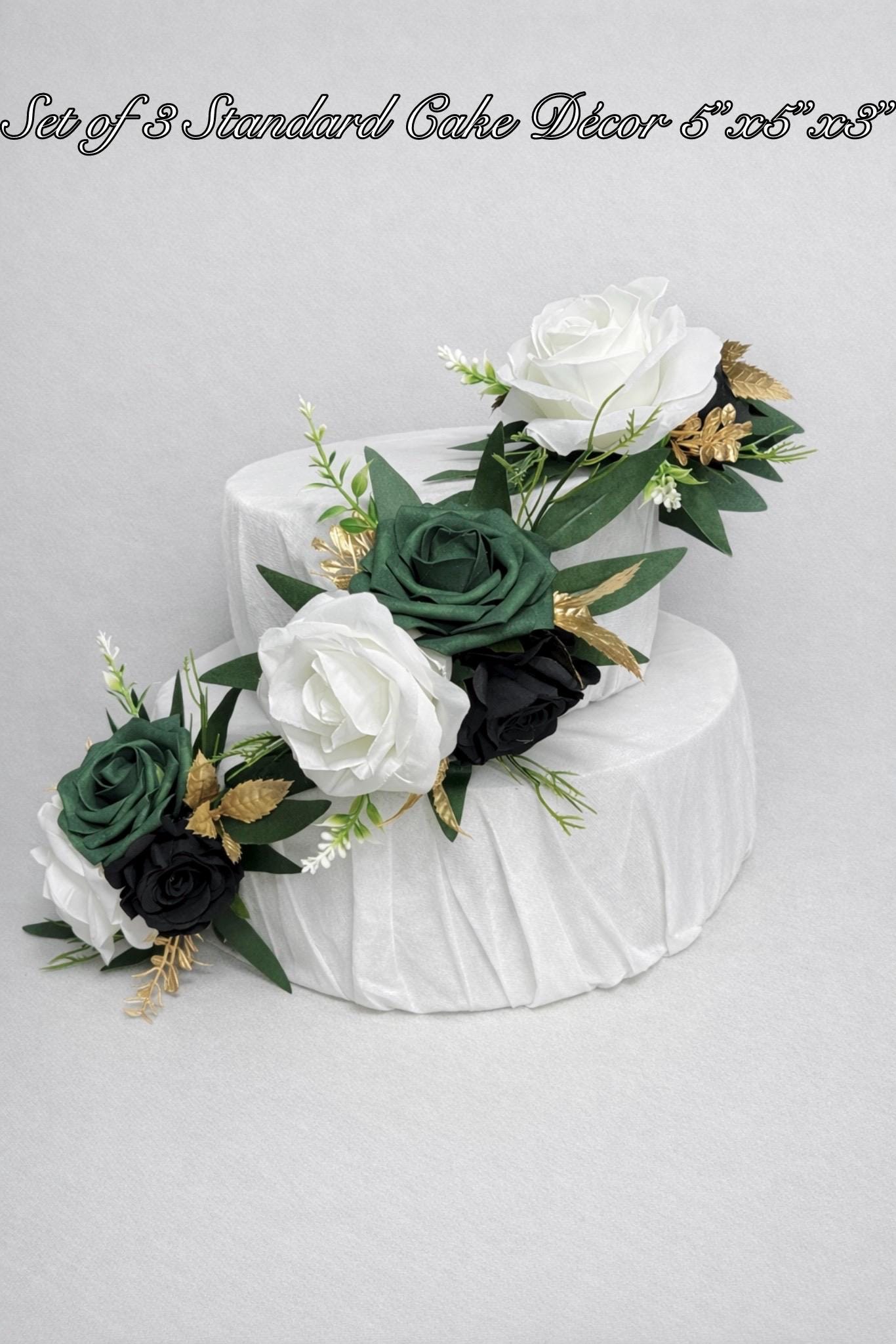 Emerald Green Bouquet Bridal White Black Bouquet Bridesmaids Emerald Green Forest Anemone Bouquet Gold Black Eucalyptus Artificial Flower