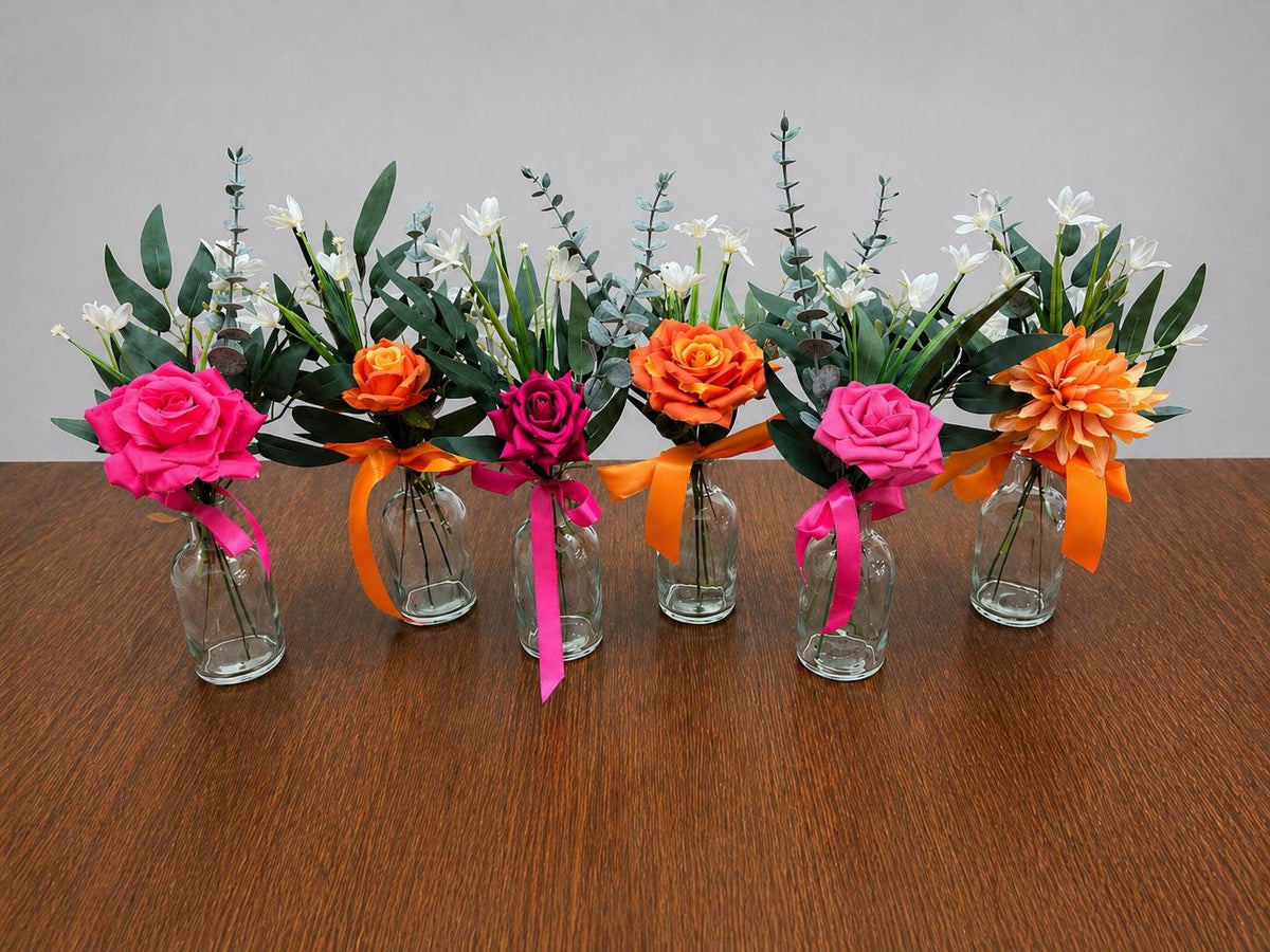 Glass Bottle Corked Wedding 5.6" Bottle Glass Home Decor Office Vintage Style DIY Decor Bottle Bud Vase Reddit