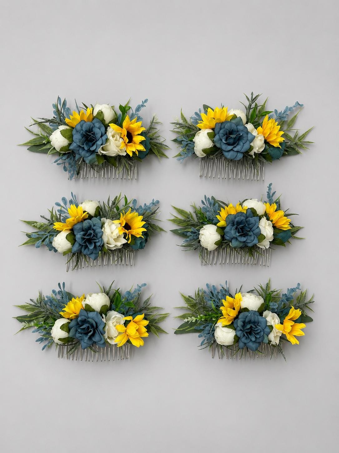 Sunflower Boutonniere Wedding Groom Sunflower Boutonnière Dusty Blue Sunflower Yellow Boho Boutonnière Groomsmen Sunflower Blue Boutonnière