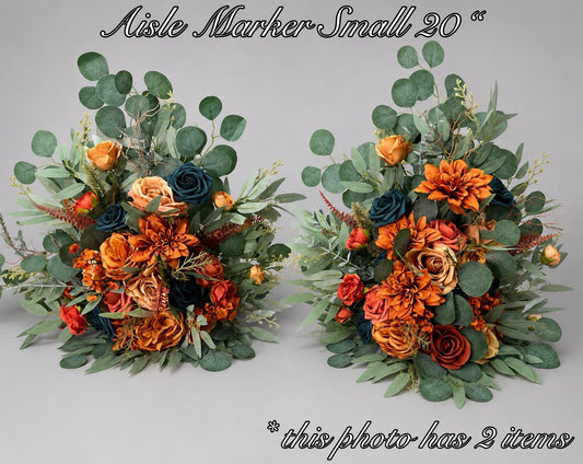 Dark Teal Bouquet Wedding Bridal Terracotta Bridesmaids Orange Bouquet Dark Teal Rust Artificial Flowers Bouquet Burnt Orange Teal Reddit