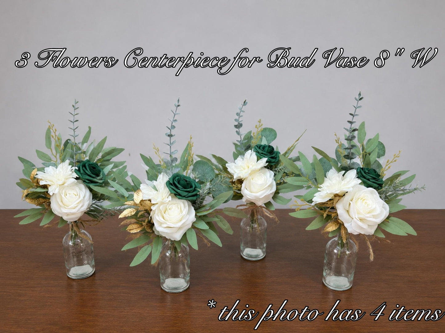 Emerald Green Bouquet Bridal Cascade White Hunter Green Bridesmaids Bouquet Emerald Green Forest Ivory Cascading Bouquet Gold Artificial