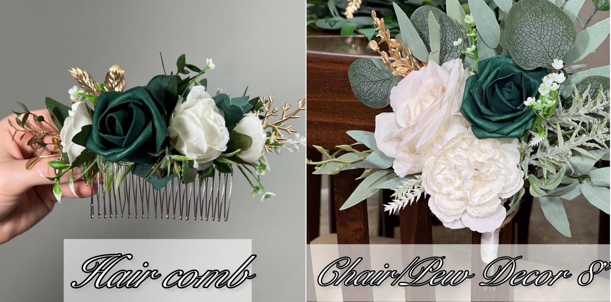 Emerald Green Bouquet Bridal White Hunter Green Bridesmaids Bouquet Emerald Green Forest Ivory Bouquet Gold Artificial Flower Reddit