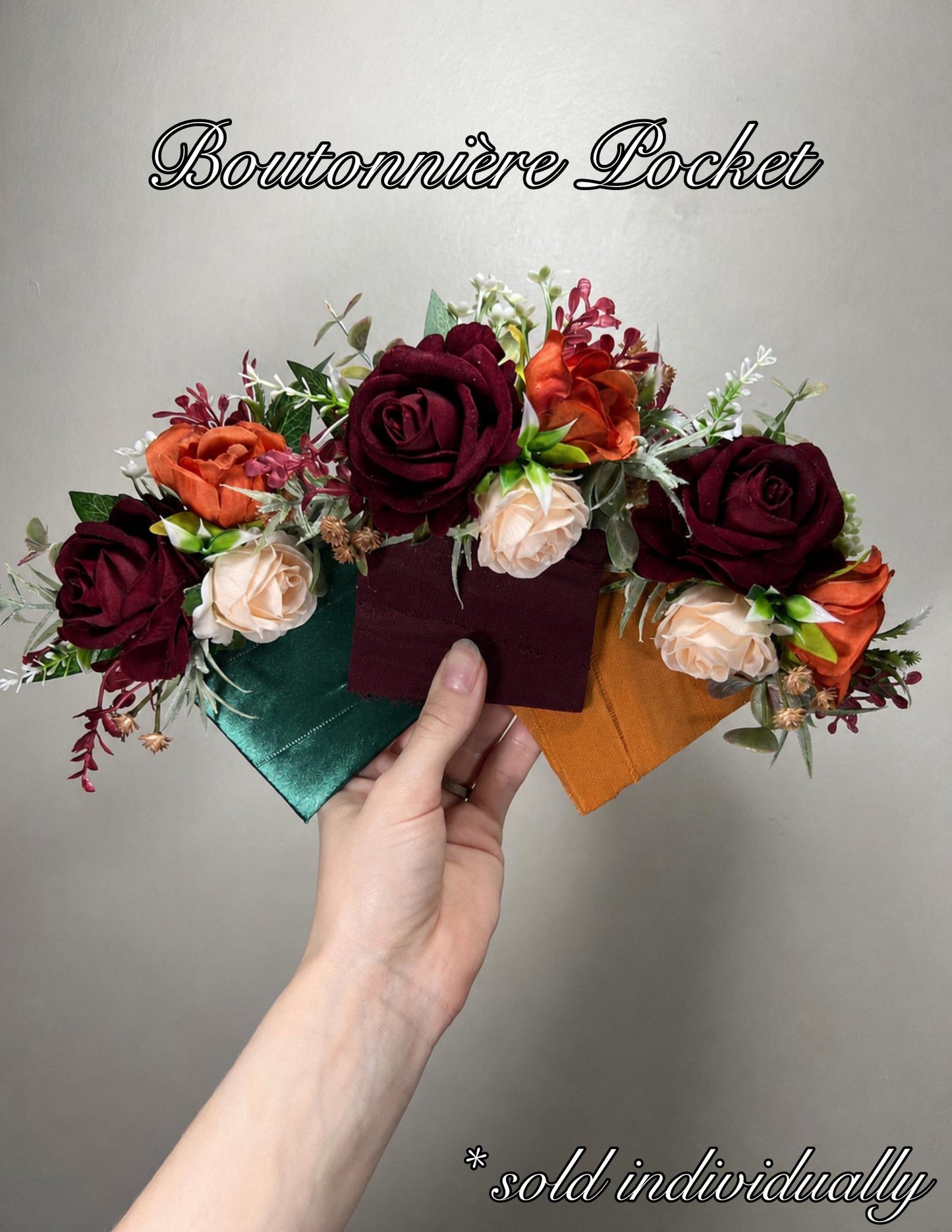 Bridal Bouquet with Burgundy and Rust Orange Flowers, Burgundy and Terracotta Bridesmaid Bouquet, Terracotta Wedding Faux Bouquet Reddit