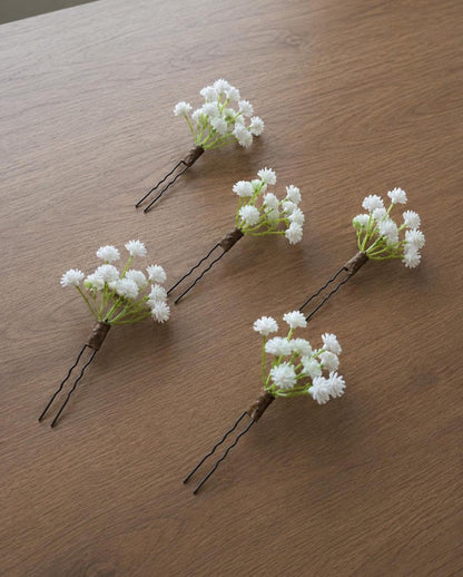 CUSTOM Hair Pin, Wedding Hair Pin, Bridal Hair Accessory, Artificial Flowers Hair Pin, Floral Bridesmaids Hair Pin, Bobby Pin Fake Flower