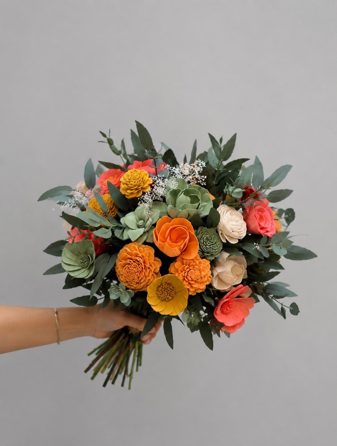 CUSTOM Sola Wood Bouquet, Wedding Bridal Wood Flowers Bouquet, Rustic Bridesmaids Flowers Keepsake, Custom Wooden Flowers Bouquet Reddit