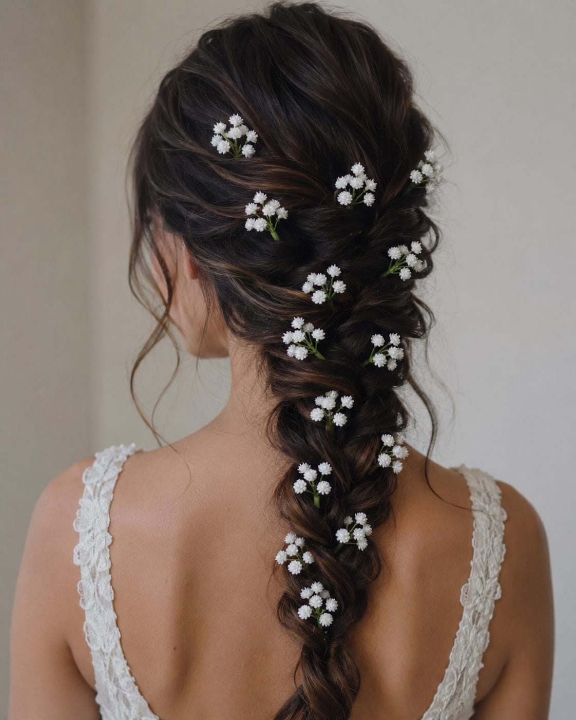 White Baby's Breath Hair Pins, Artificial Gypsophila Hair Pins, White Bridal Hair Piece, Wedding Hair Accessories, Fake Baby Breath Hair Pin