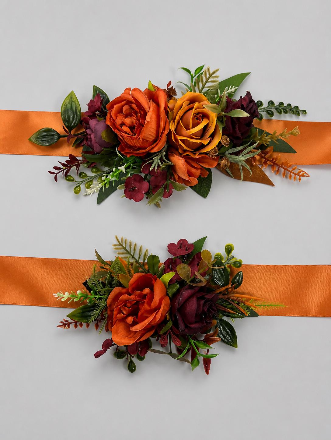 CUSTOM Flower Sash Belt, Flower Girl Sash, Wedding Rustic Floral Belt, Artificial Flowers Bridesmaids Sash, Baby Shower Sash