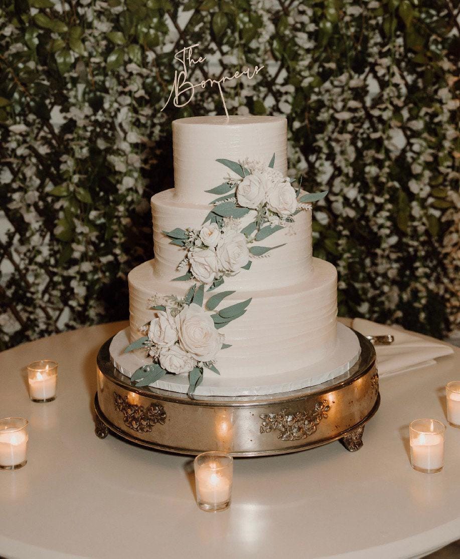 Cake Decoration White Wedding Topper Decor Cake Arrangements Sage Ivory Cake Decoration Ivory Artificial Flower Cake Decor White Reddit