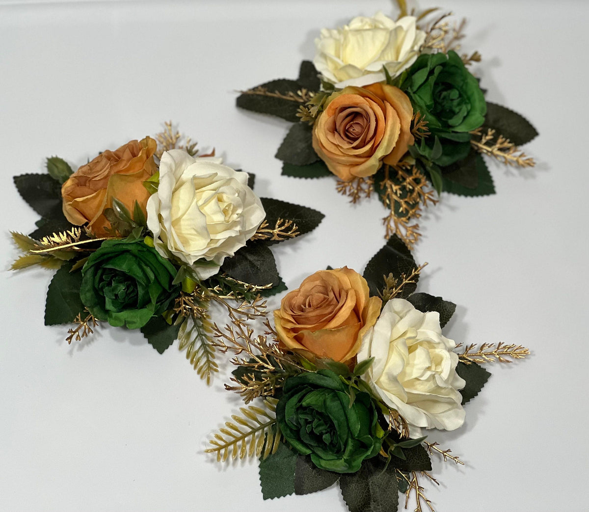 Cake Decoration Wedding White Topper Decor Terracotta Cake Arrangements Wedding Green Gold Decoration Artificial Flowers Reddit