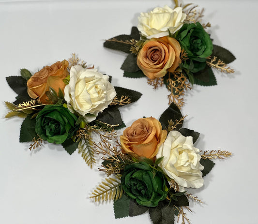 Cake Decoration Wedding White Topper Decor Terracotta Cake Arrangements Wedding Green Gold Decoration Artificial Flowers Reddit