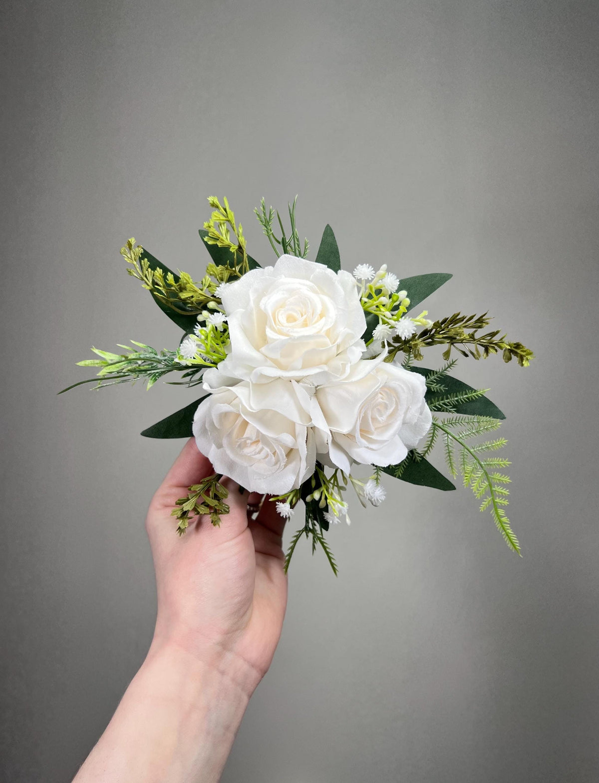 White Artificial Cake Flowers, Wedding White Ivory Roses for Cake Decor Topper Reddit