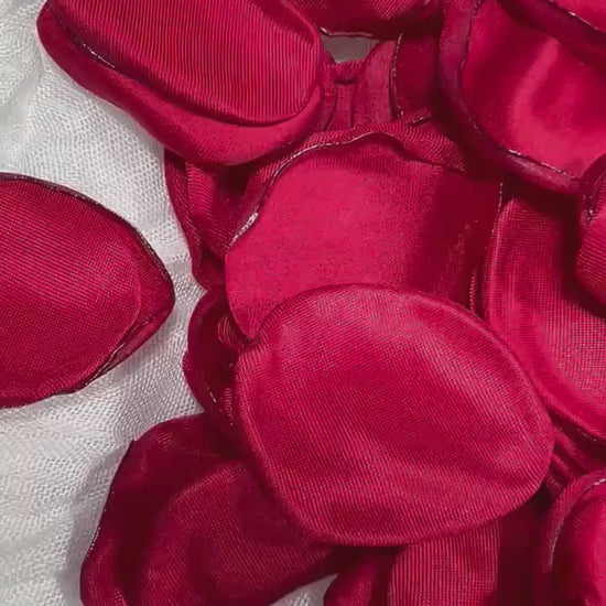 Red Petals Wedding Decor Flower Girl Petals Red Wedding Aisle Decor Flower Petals Dark Red Ceremony Decor Bridal Shower Confetti