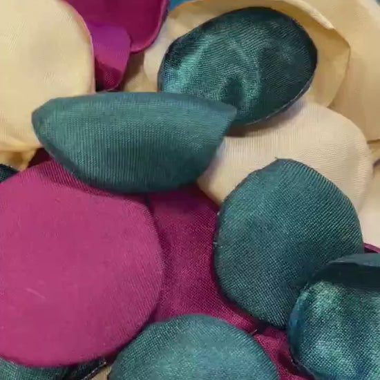 Christmas Petals Green Burgundy Gold Wedding Petals Aisle Decor Emerald Green Burgundy Petals Flower Gold Dark Green Confetti