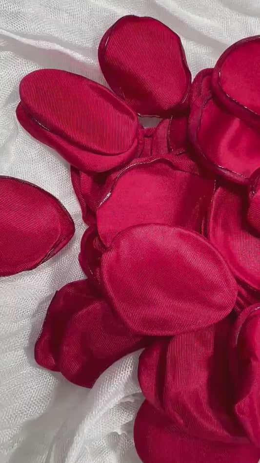 Red Petals Wedding Decor Flower Girl Petals Red Wedding Aisle Decor Flower Petals Dark Red Ceremony Decor Bridal Shower Confetti