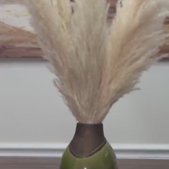 Pampas Grass Home Decor 5/10/50 Steams Natural Dried Flower Interior Wedding Floral Decoration Boho Vintage Fluffy Pampas Grass Cream DIY