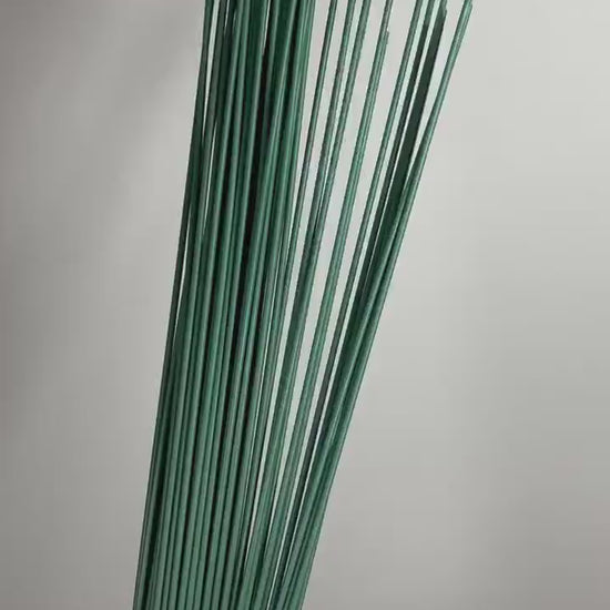 Flower Stem Wire for Flower Heads Green DIY Bouquet Stem Diameter 2 mm Length 15.75" Stem Wrapping and Crafts Iron Wire