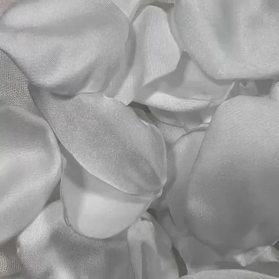 White Petals Wedding Decor Flower Girl Petals White Wedding Aisle Decor Flower Petals Ivory Ceremony Decor Bridal Shower Confetti