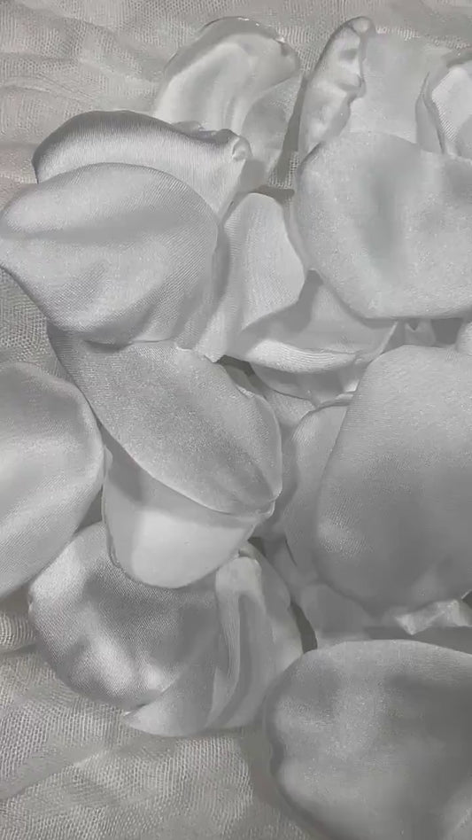White Petals Wedding Decor Flower Girl Petals White Wedding Aisle Decor Flower Petals Ivory Ceremony Decor Bridal Shower Confetti
