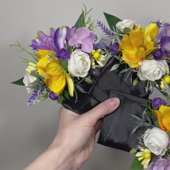 Pocket Boutonniere Wedding Purple Groom White Pinned Lilac Boutonnières Groomsmen Square Boutonnière Pocket Spring Yellow Artificial Flower