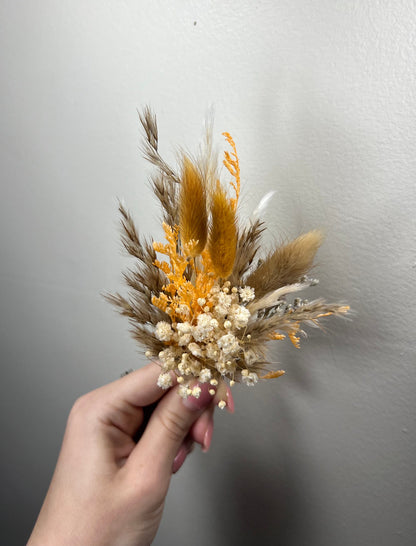 Wedding Boutonniere Terracotta Groom Boho Burnt Boutonnières Groomsmen Rust Burnt Orange Dried Flowers Baby Breath Boutonnière Terracotta