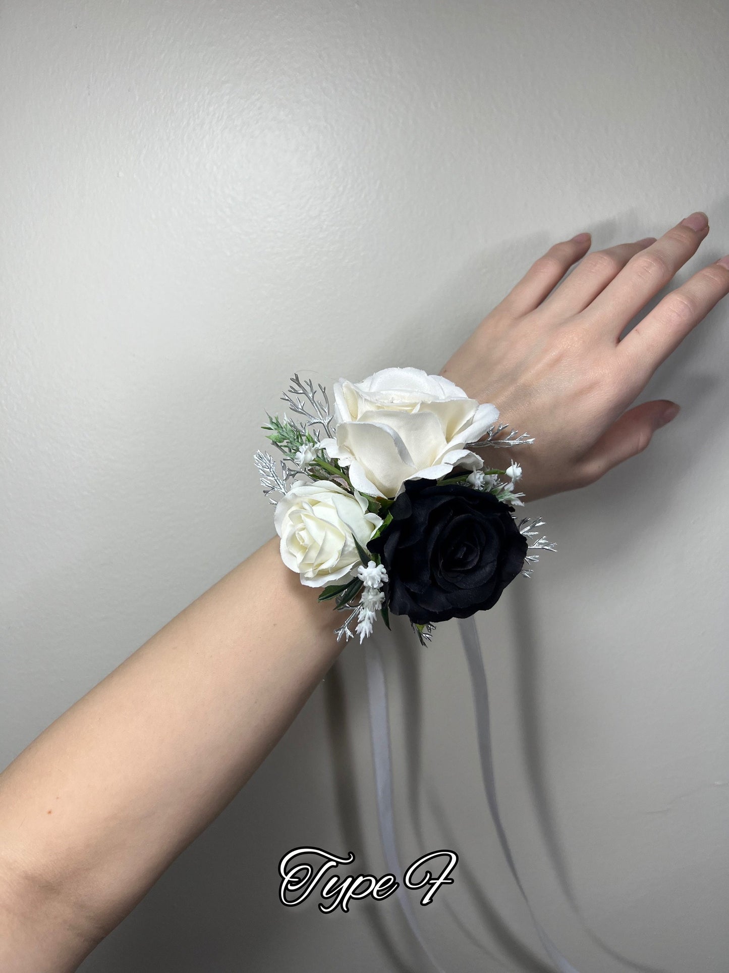 Wedding Corsage White Boho Wedding Wrist Corsage Bridesmaids Grandmother Corsage Mom Ivory Bridal Corsage Accessories Artificial Flower